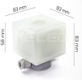 Świecąca kostka brukowa LED LedBruk Eco Line 8,3 x 8,3 x 8,3 cm