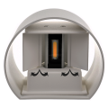 Lampa elewacyjna LED regulowana 6W 660lm - szara - VT-756