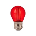 Girlanda ogrodowa 10mb z 10 żarówkami LED - E27 G45 2W czerwona - zestaw