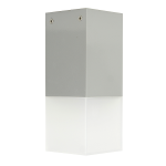 Lampa sufitowa 1x E27 - CUBE CB-S AL