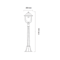 Lampa ogrodowa stojąca 1x E27 111cm - VT-851 - rysunek techniczny