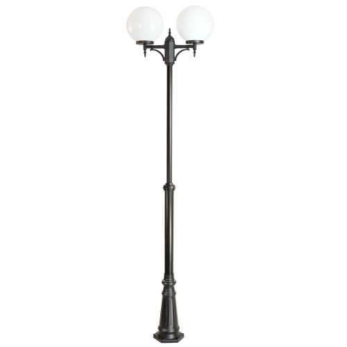 Lampa ogrodowa - parkowa stojąca regulowana 2x E27 - KULE CLASSIC OGMWN 2 300