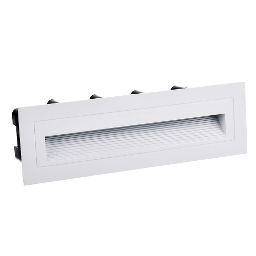 Hermetyczna oprawa schodowa do zabudowy LED - 6W 230V - VT-856-W - Biała