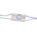 Moduł LED 1 dioda 2835 - IP67 12V 0.3W - Biała Zimna - Soczewka