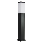Lampa ogrodowa stojąca 1x E27 65cm - INOX KWADRAT SS802-650 BL