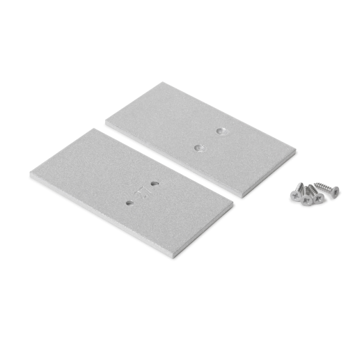 Zaślepka srebrna do profilu aluminiowego LED VARIO30 - wariant 27 - kpl. 2 szt.