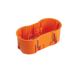 Puszka instalacyjna pk60 głęboka podwójna - g-k z wkrętami - A.0010PG