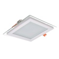 Oprawa sufitowa downlight LED 12W szklana - VT-1202G SQ