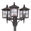 Lampa ogrodowa - parkowa stojąca regulowana 3x E27 - WENECJA OGMW 3 KW