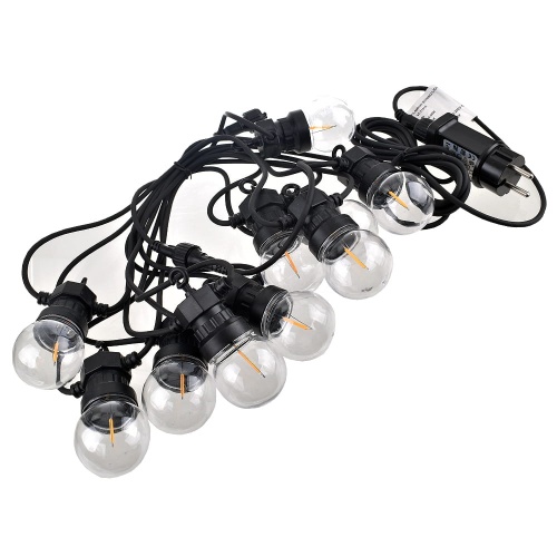 Girlanda ogrodowa 5mb z 10 modułami LED - 0,4W 3000K - VT-71510