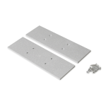 Zaślepka srebrna do profilu aluminiowego LED VARIO30 - wariant 34 - kpl. 2 szt.  