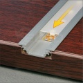 Profil aluminiowy LED TRIO10 anodowany z kloszem - 1mb - przykład zastosowania