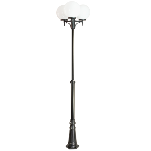 Lampa ogrodowa - parkowa stojąca regulowana 3x E27 - KULE CLASSIC OGMWN 3 300