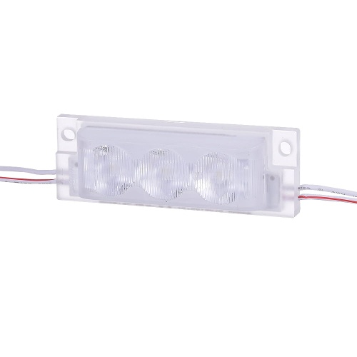 Moduł LED 1 dioda Phillips Lumileds - IP68 24V 3W - Biała Zimna - Soczewka