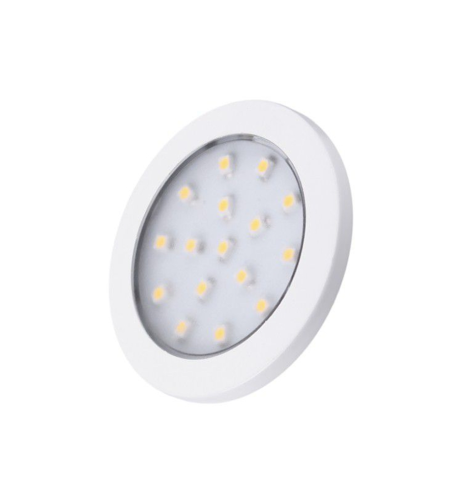 Punktowa oprawa meblowa LED ORBIT - Biała - 12V 1,5W