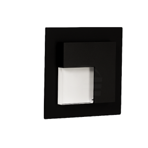 Oprawa schodowa LED - TICO z ramką - Czarna - 14V DC - LEDIX