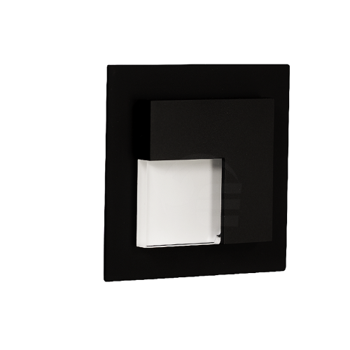 Oprawa schodowa LED - TICO z ramką - Czarny - 14V DC - LEDIX