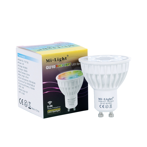 Żarówka LED RGB+CCT (RGBWW) GU10 4W - FUT103