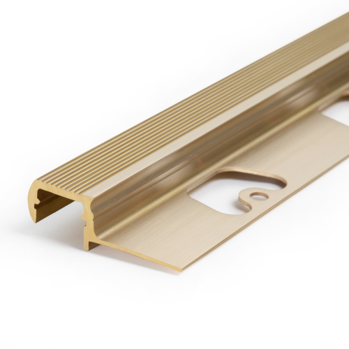 Profil schodowy LED OUTSTAIRS12 mosiężny z kloszem - 1,1mb