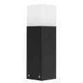 Lampa ogrodowa stojąca 1x E27 33cm - CUBE CB-330 BL
