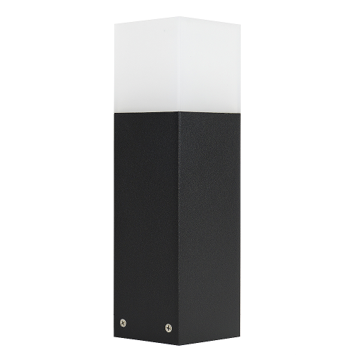 Lampa ogrodowa stojąca 1x E27 33cm - CUBE CB-330 BL