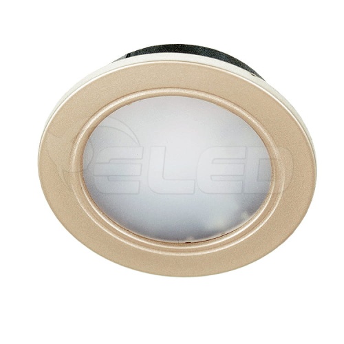 Punktowa oprawa meblowa LED EGROOVE G4 12V - Satyna - wpustowa