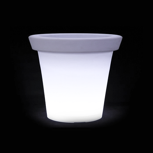 Świecąca donica ogrodowa LED - 1,5W RGB - VT-7808