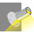 Profil aluminiowy LED OVAL20 anodowany z kloszem