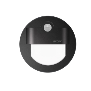 Oprawa schodowa LED z czujnikiem ruchu - RUEDA - Czarny - 10V / 230V - IP20 - Skoff