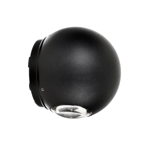 Lampa elewacyjna LED 6W 660lm - czarna - VT-836