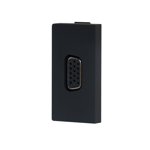 Moduł gniazda VGA żeński czarny - TM907B - TOUCHME
