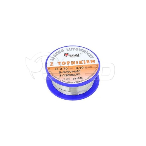 Cyna Sn60Pb40 0.70mm 0.1kg