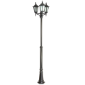 Lampa ogrodowa - parkowa stojąca regulowana 3x E27 - RETRO CLASSIC OGMWN 3