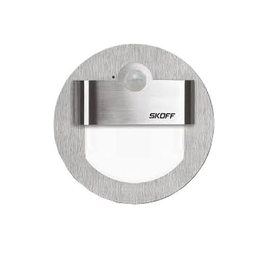 Oprawa schodowa LED z czujnikiem ruchu - RUEDA - Szlif - 10V / 230V - IP20 - Skoff