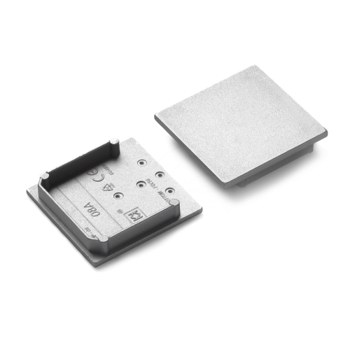 Zaślepki srebrne A do profilu aluminiowego LED VARIO30-08 - kpl. 8 szt.