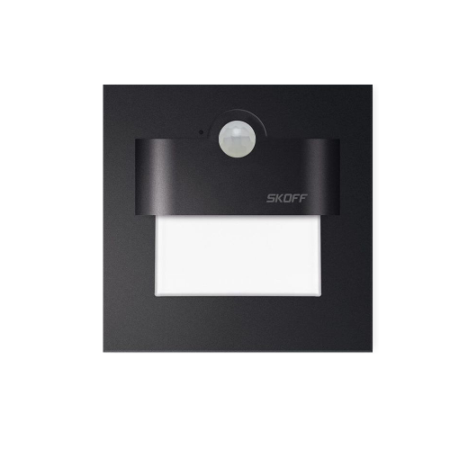 Oprawa schodowa LED z czujnikiem ruchu - TANGO - Czarny - 10V / 230V - IP20 - Skoff