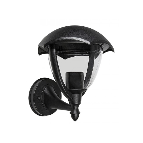 Lampa elewacyjna 1x E27 - czarna - VT-730