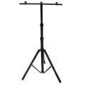 Statyw stojak teleskopowy do opraw halogenowych i naświetlaczy LED - czarny