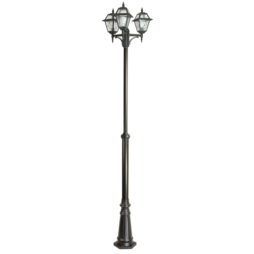 Lampa ogrodowa - parkowa stojąca regulowana 3x E27 - WITRAŻ OGMW 3 N