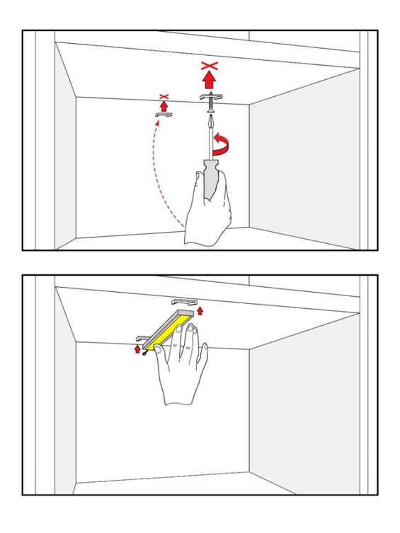 MONTAŻ LISTWY PODSZAFKOWEJ PUPIL