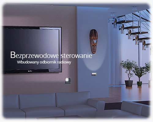 Odbiornik radiowy w oprawie schodowej (opcja dodatkowa)
