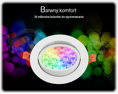 Barwny komfort - 16 milionów kolorów do wysterowania
