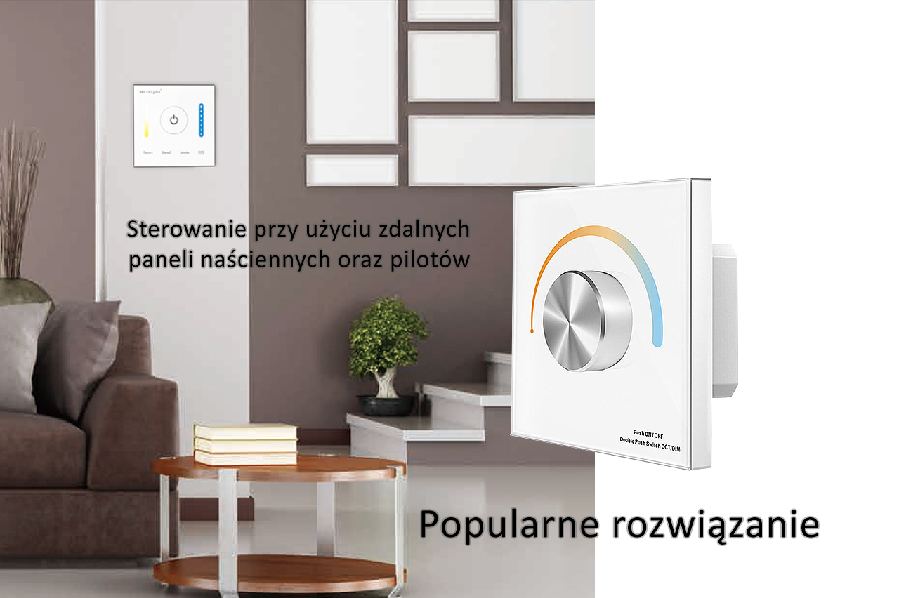 Popularne rozwiązanie - sterowanie oświetleniem CCT przy użyciu radiowych sterowników CCT