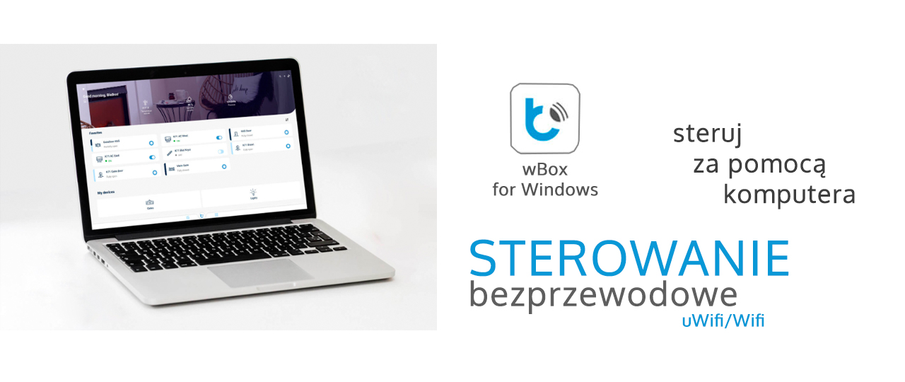 Czy da się sterować domem z komputera osobistego czy laptopa? - Komunikacja bezprzewodowa uWiFi/Wifi