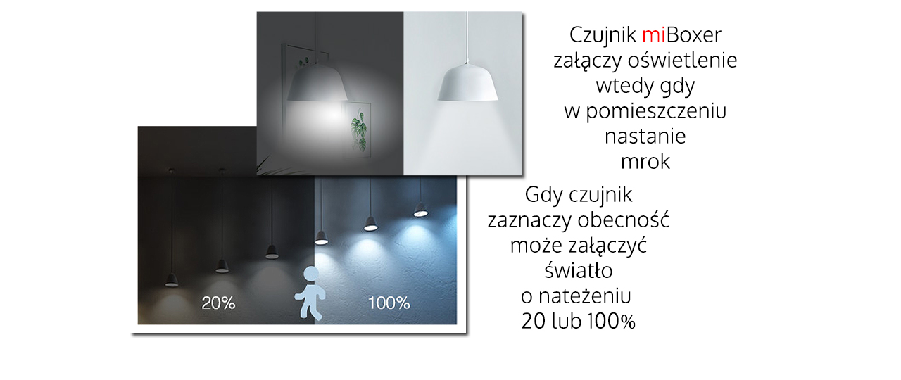 Cechy bezprzewodowego czujnika ruchu miBoxer PIR-RF