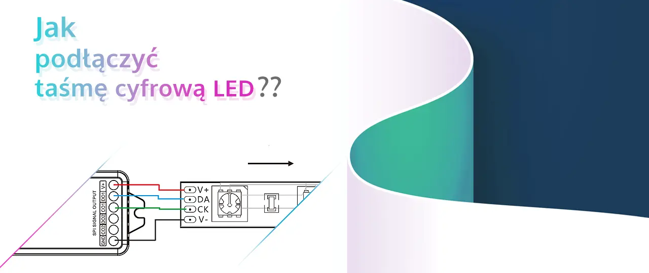 Jak podłączyć taśme cyfrową LED?