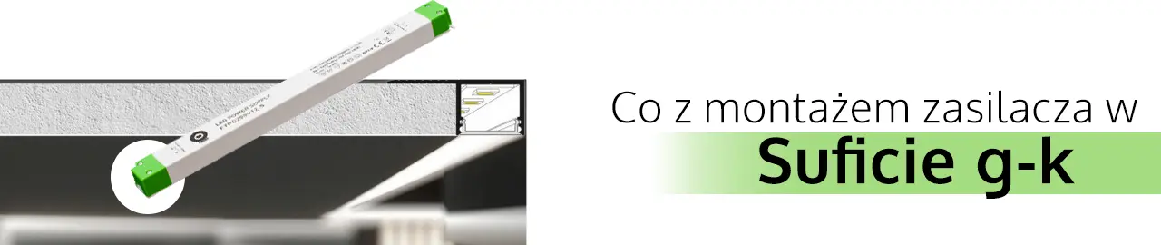 Jak przepuścić zasilacz LED przez oczko sufitowe w płycie g-k? Jak przepuścić zasilacz LED przez oczko sufitowe w płycie g-k?