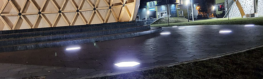 Wszechstronna funkcjonalność płyty brukowej LED