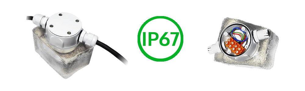 Odpowiednio dopasowana hermetyczność i temperatura pracy kostki brukowej led