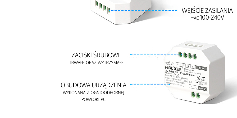 Budowa i opis - odbiornik triakowy TRI-C1